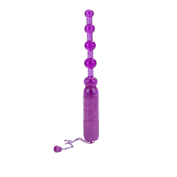716770032492 2 Waterproof Vibrating Pleasure Beads Purple