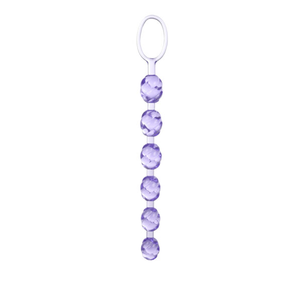 716770033642 2 Swirl Pleasure Beads Purple