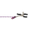 Nipple Play Purple Chain Nipple Clamps Black - Image 2