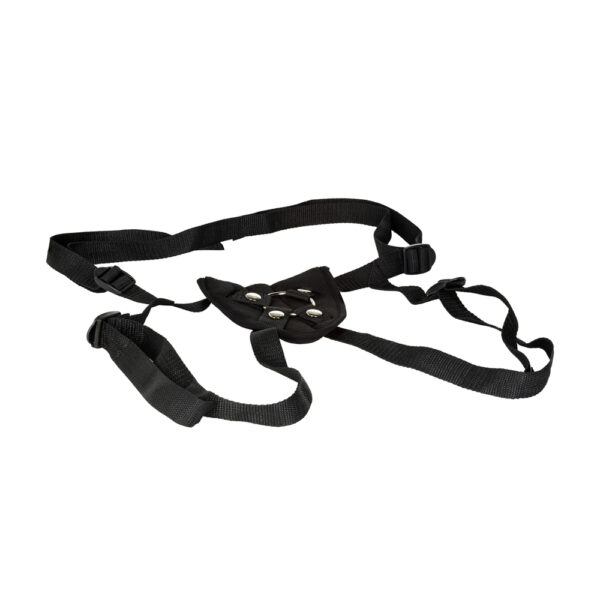 716770038081 3 Lover's Super Strap Universal Harness Black