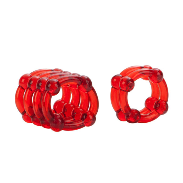 716770040169 3 Colt Enhancer Rings Red