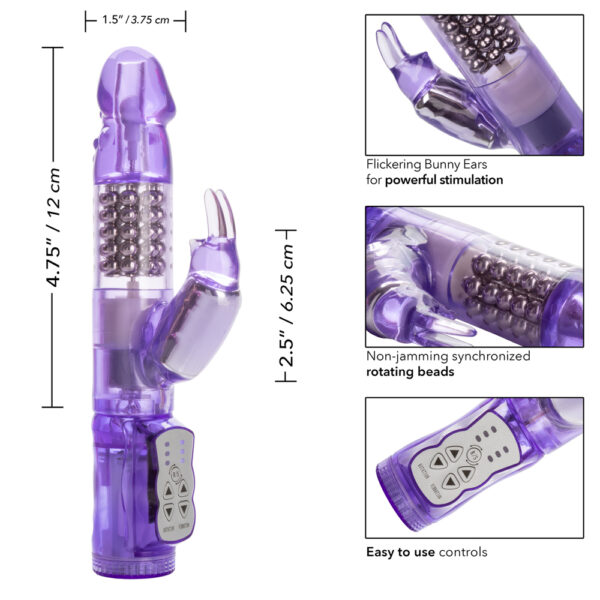 716770040305 3 Jack Rabbit Waterproof Jack Rabbit 5 Rows Purple