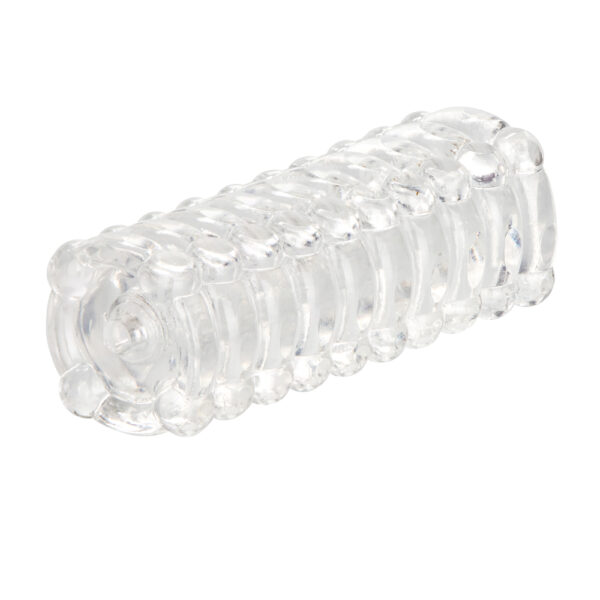 716770048905 3 Ribbed Stroker Clear