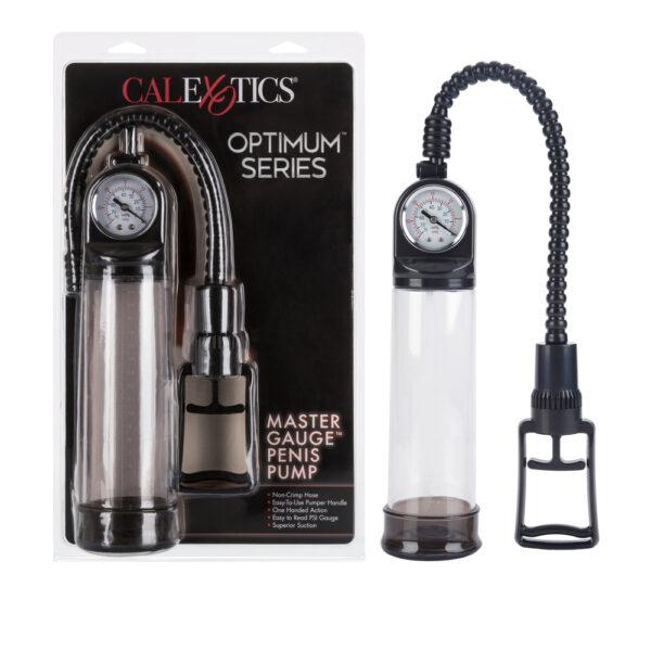 716770050519 Optimum Series Master Gauge Penis Pump Clear