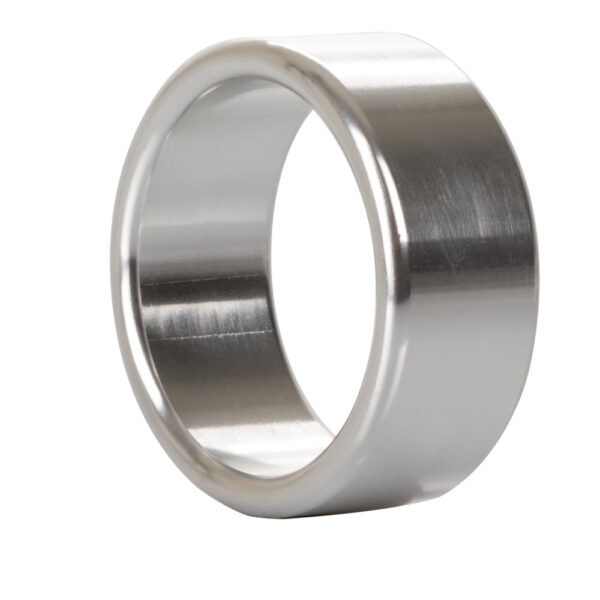 716770055729 2 Alloy Metallic Ring Medium Silver
