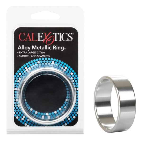 716770055743 Alloy Metallic Ring Extra Large Silver