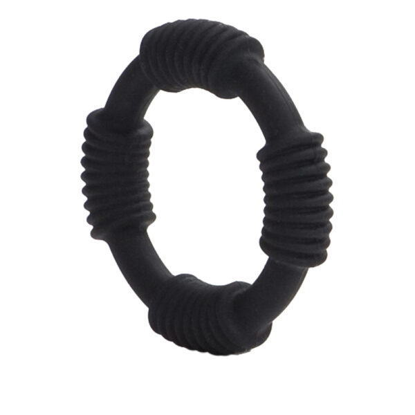 716770062390 3 Hercules Silicone Ring Black