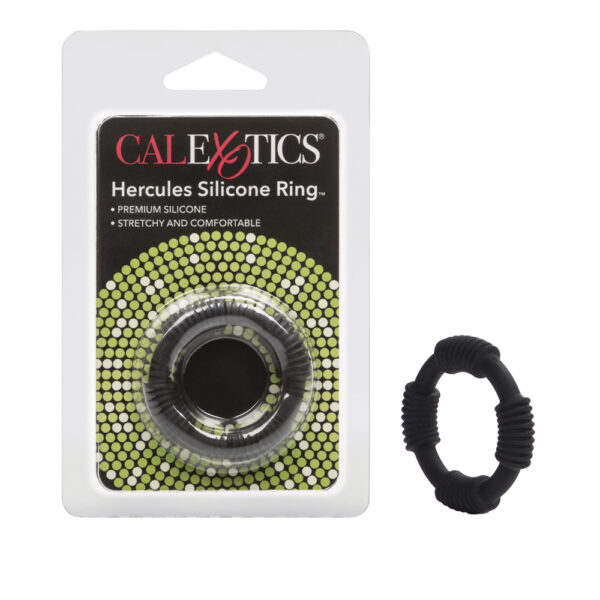 716770062390 Hercules Silicone Ring Black