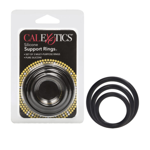 716770062475 Silicone Support Rings Black