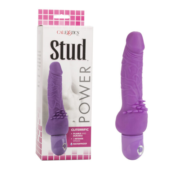 716770070050 Power Stud Cliterrific Purple