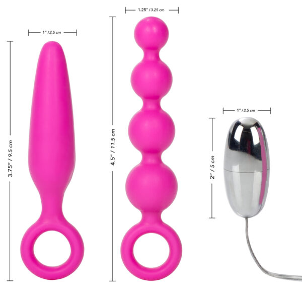 716770078179 3 Booty Call Booty Vibro Kit Pink