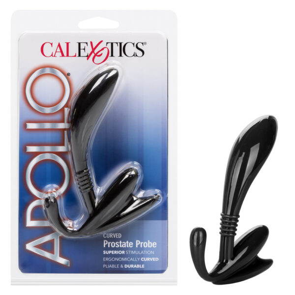 716770078575 Apollo Curved Prostate Probe Black