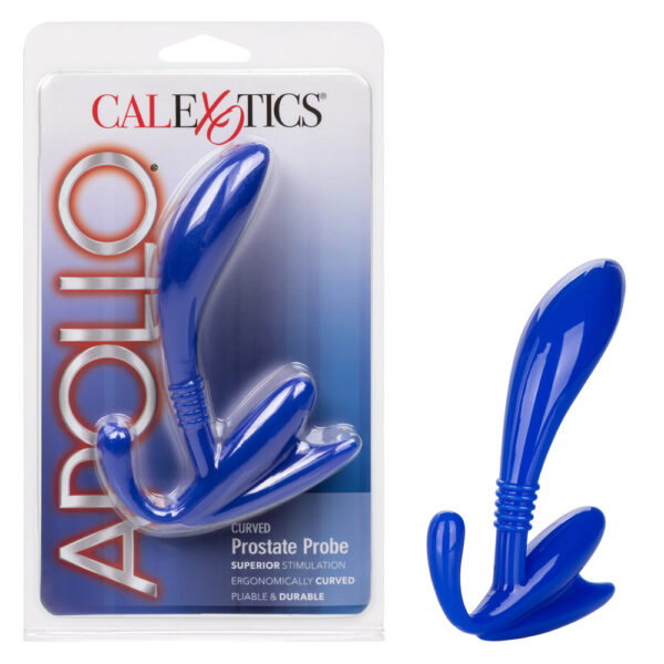 716770078582 Apollo Curved Prostate Probe Blue