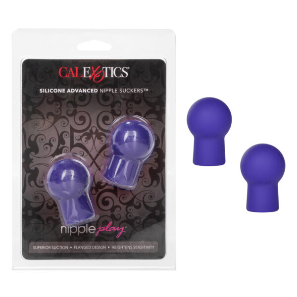 716770083500 Nipple Play Silicone Advanced Nipple Suckers Purple