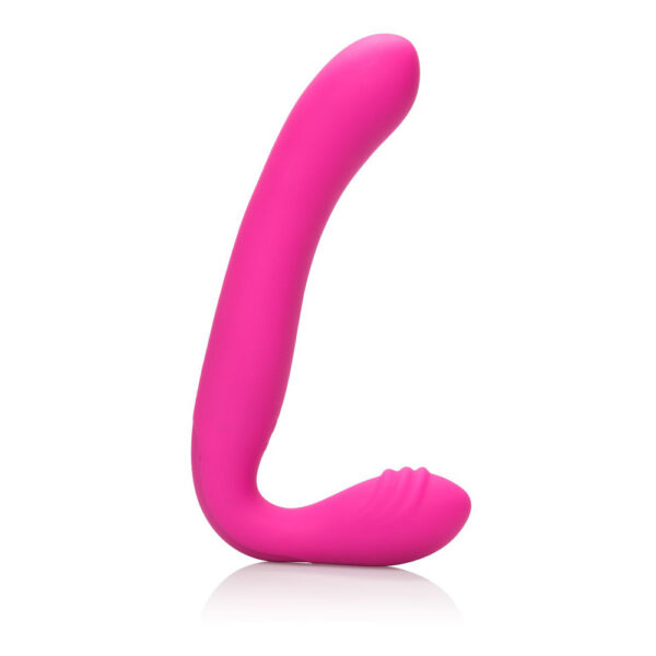 716770083579 3 Rechargeable Silicone Love Rider Strapless Strap-On Pink