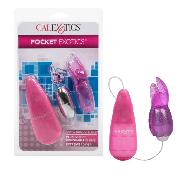 716770084996 Pocket Exotics Snow Bunny Bullet Pink