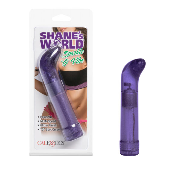 716770085276 Shane's World Sparkle "G" Vibe Purple