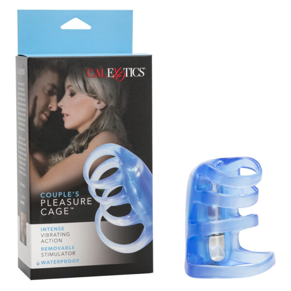 716770087225 Couple's Pleasure Cage Blue