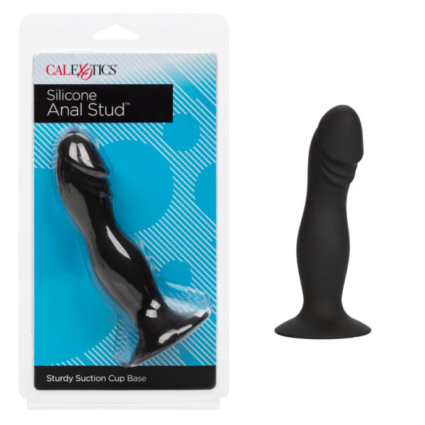 716770087355 Silicone Anal Stud Black