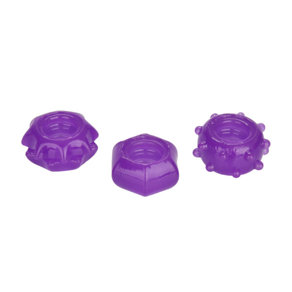 716770087379 3 Reversible Ring Set Purple