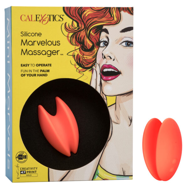 716770087560 Mini Marvels Silicone Marvelous Massager Orange