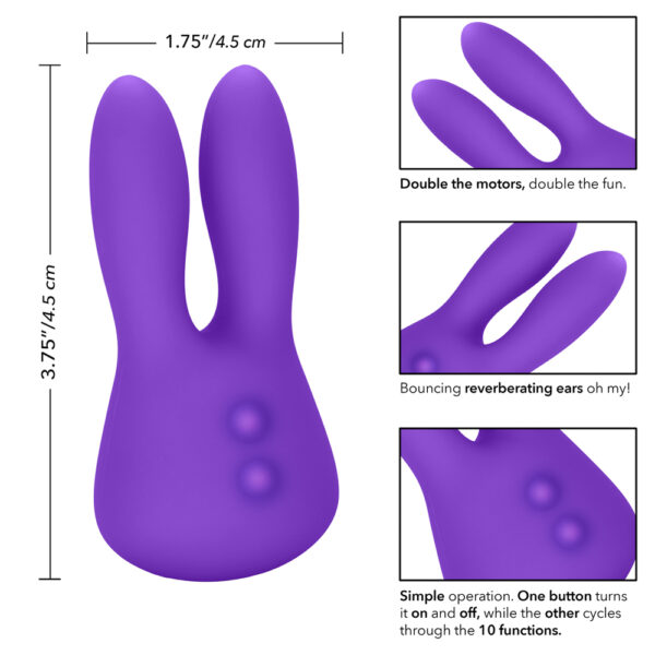 716770087577 3 Mini Marvels Silicone Marvelous Bunny Purple