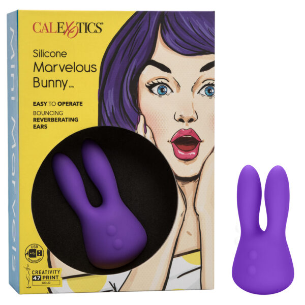 716770087577 Mini Marvels Silicone Marvelous Bunny Purple