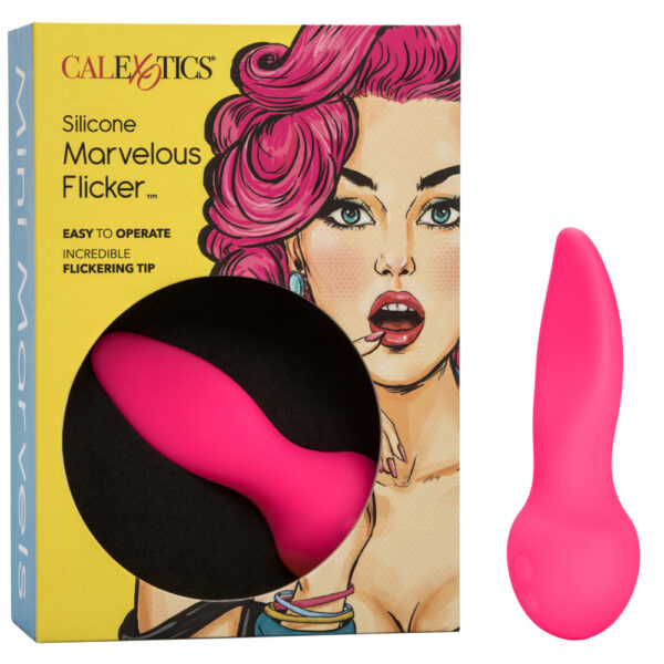 716770087584 Mini Marvels Silicone Marvelous Flicker Pink