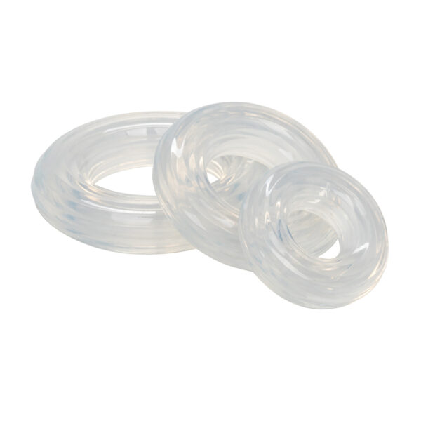 716770087799 3 Premium Silicone Ring Set Clear