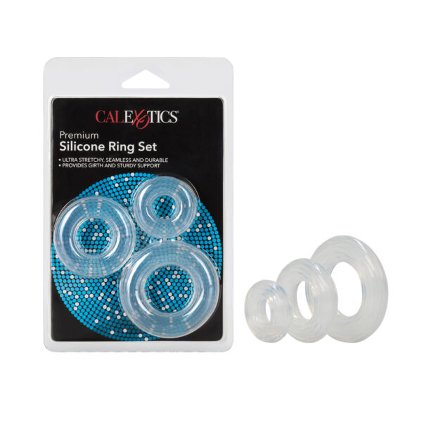 716770087799 Premium Silicone Ring Set Clear