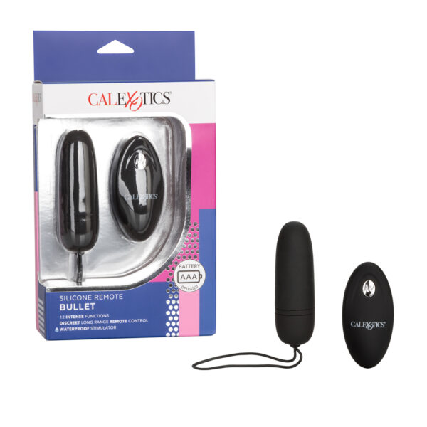 716770087836 Silicone Remote Bullet Black