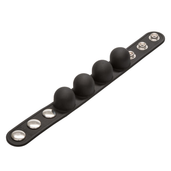 716770088451 3 Silicone Weighted Ball Stretcher Black