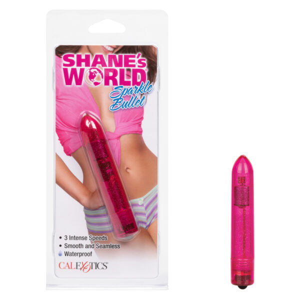 716770088772 Shane's World Sparkle Bullet Pink