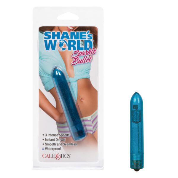 716770088789 Shane's World Sparkle Bullet Blue