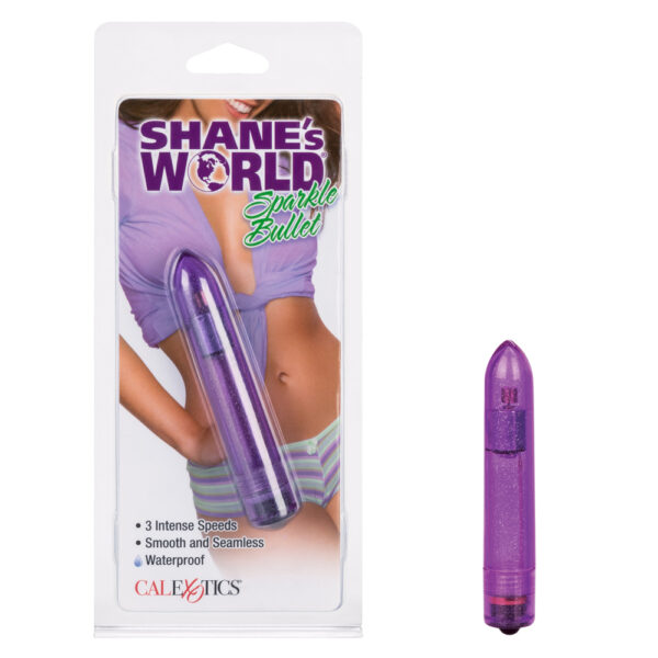 716770088796 Shane's World Sparkle Bullet Purple