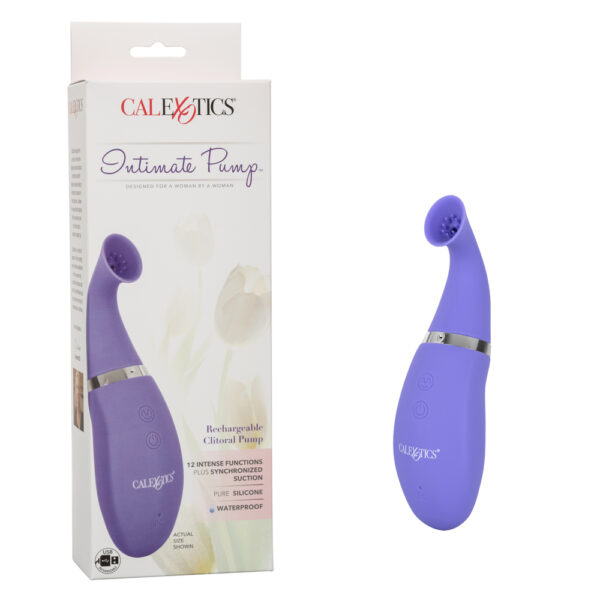 716770088833 Intimate Pump Rechargeable Clitoral Pump Purple