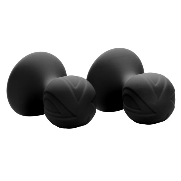 716770089588 3 Nipple Play Silicone Pro Nipple Suckers Black