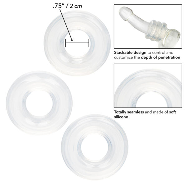 716770091499 3 Set Of 3 Silicone Stacker Rings