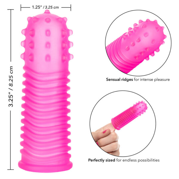 716770091963 3 Intimate Play Finger Tingler Pink