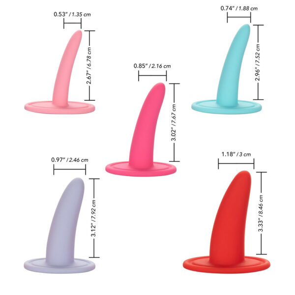 716770093332 3 She-Ology 5Pc Wearable Vaginal Dilator Set