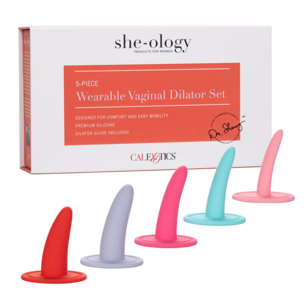 716770093332 She-Ology 5Pc Wearable Vaginal Dilator Set