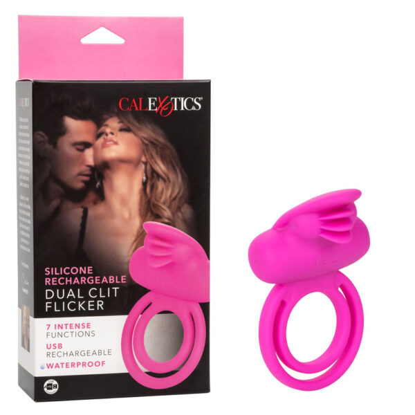 716770093356 Rechargeable Dual Clit Flicker Enhancer