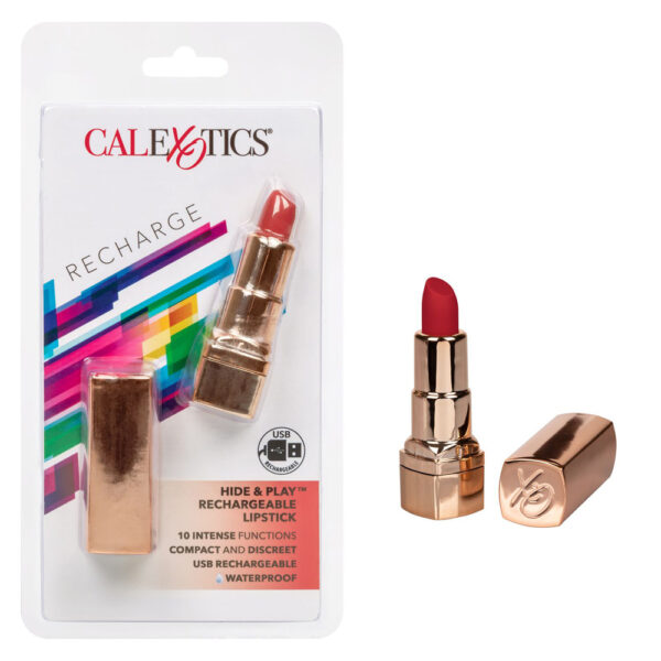 716770093660 Hide & Play Rechargeable Lipstick Red