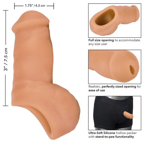 716770093691 3 Packer Gear Ultra-Soft Silicone Stp Tan