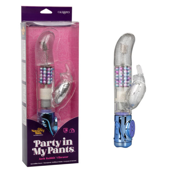 716770094377 Naughty Bits Party In My Pants Jack Rabbit Vibrator