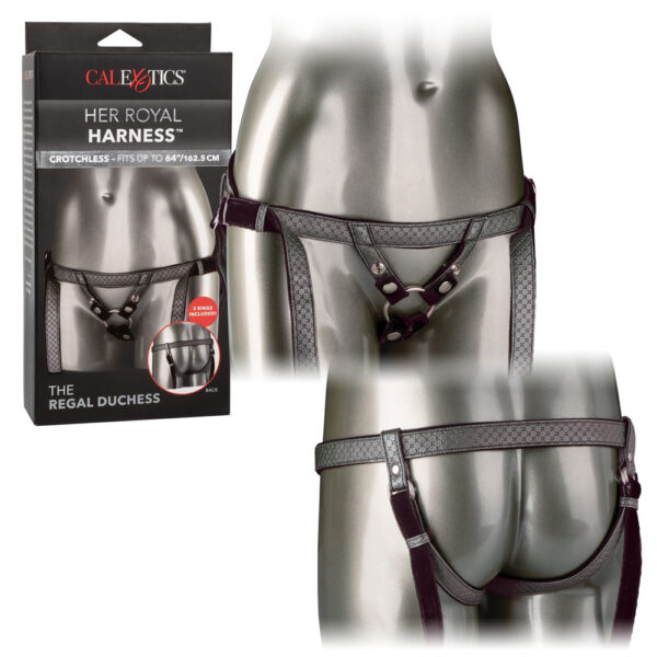 716770094537 Her Royal Harness The Regal Duchess Pewter