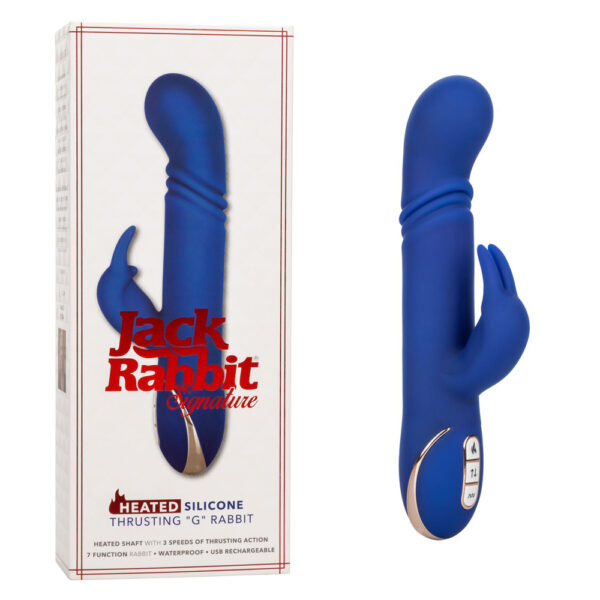 716770095626 2 Jack Rabbit Signature Heated Silicone Thrusting