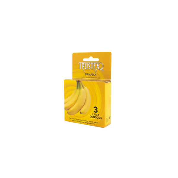 726893112407 2 Trustex Banana Flavored Condoms 3 Pk
