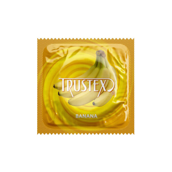 726893112407 3 Trustex Banana Flavored Condoms 3 Pk