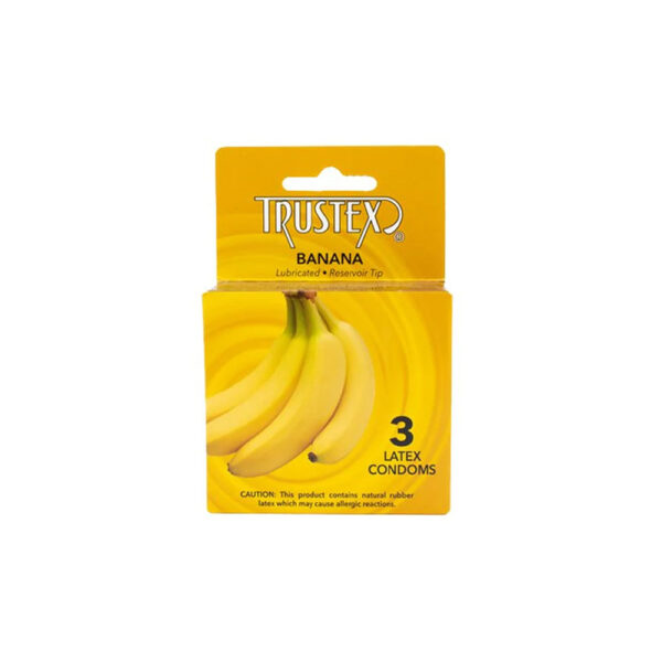 726893112407 Trustex Banana Flavored Condoms 3 Pk